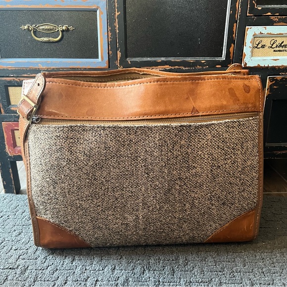 hartmann luggage Bags Vintage Hartmann Luggage Tweed Leather
